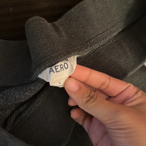 Aeropostale Large Size Dark Gray Sweatpants - Picture 2 of 4